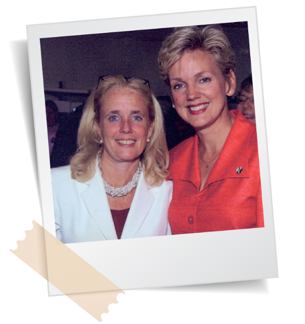 Debbie Dingell and Jennifer Granholm